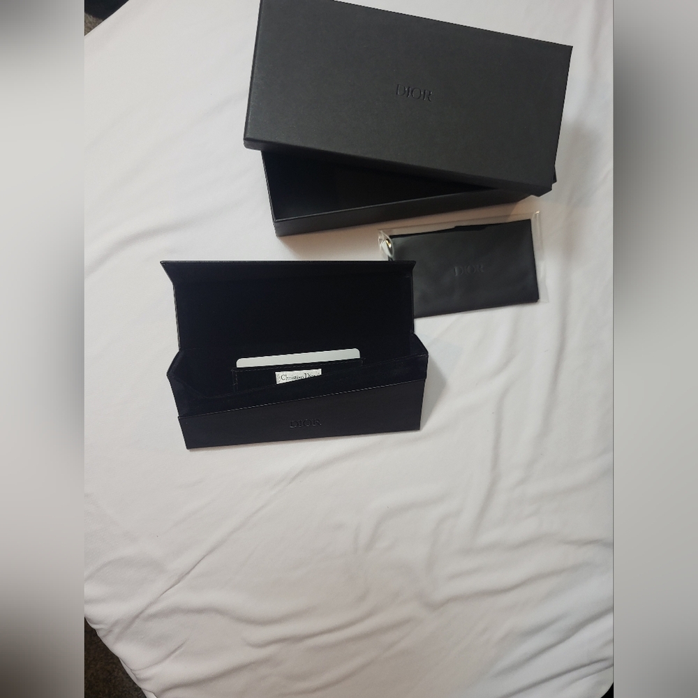Original Dior Black Men's/Women's Sunglasses Case. Only Case.